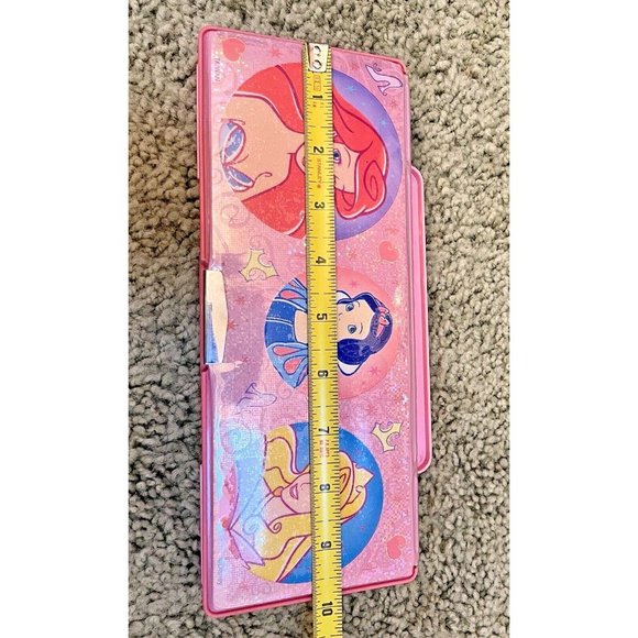 RARE VINTAGE FLOMO X DISNEY PRINCESSES MAGNETIC RADIO BOOMBOX PENCIL CASE - Picture 5 of 6